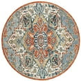thumbnail image 6 of SAFAVIEH Aspen Caroline Southwestern Area Rug, Blue/Rust, 9' x 9' Square, 6 of 8