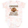 thumbnail image 3 of Inktastic Thanksgiving Grandma Little Turkey Boys or Girls Baby Bodysuit, 3 of 5