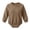 Brown Jumpsuit, variant on Baby Bubble Onesie Romper Clothes Short Sleeve Summer Solid Color T-Shirt Footless Outfits Orange Jumpsuit
