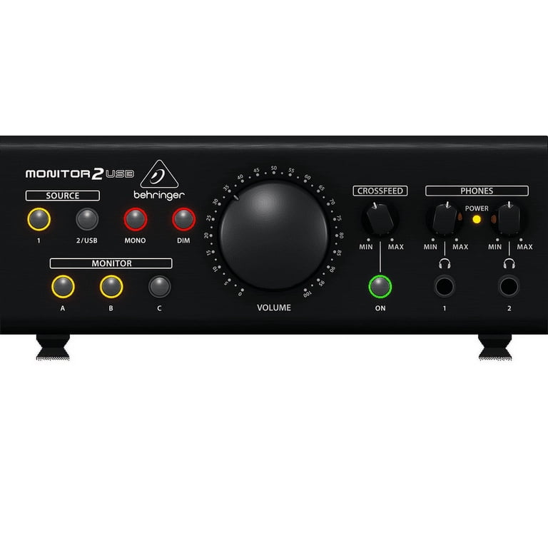 Behringer MONITOR2USB Speaker & Headphone Monitoring Behringer MONITOR2USB Speaker & Headphone Monitoring