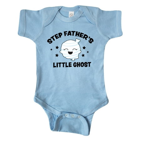 

Inktastic Cute Step Father s Little Ghost with Stars Gift Baby Girl Bodysuit