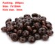 thumbnail image 1 of 20-500 unids/lote 12mm Vintage Natural gran agujero cuentas de madera para collar pulsera dijes para Diy joyería hacer accesorios para el cabello Tan Jianjun unisex, 1 of 2