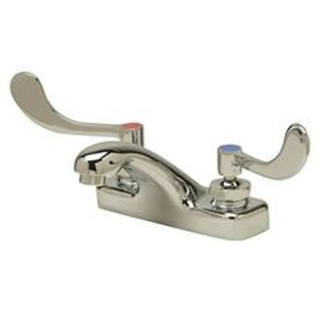 4 Wrist Blade - Zurn Aquaspec 4 In. Centerset Faucet With 4 In. Wrist Blade Handles Polished Chrome Plated Cast Brass, Lead Free