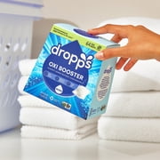 Dropps Oxi Booster Laundry Detergent Pods, Biobased, Unscented, 64 Ct