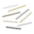 thumbnail image 3 of U8MO Iron Metal 100pcs 2inch 3mm Extension Extender Chain Bulk for Jewelry Making-Bronze, 3 of 3