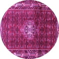 thumbnail image 1 of Ahgly Company Indoor Round Persian Pink Traditional Area Rugs, 4' Round, 1 of 4