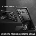 thumbnail image 4 of Funda Dexnor para Samsung Galaxy Note 10+ Plus con soporte, color negro, 4 of 7