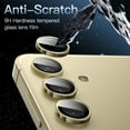 thumbnail image 4 of JETech Camera Lens Protector for Samsung Galaxy S24, 9H Tempered Glass Metal Individual Ring Cover, Easy Installation Tray, HD Clear, 1 Set (Amber Yellow), 4 of 7