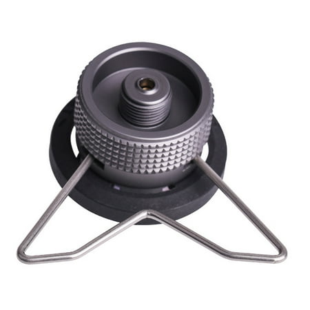 

HOMEMAXS Aluminum Alloy Stove Connector Head Gas Tank Furnace Transfer Nozzle with Stand
