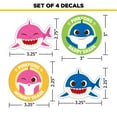 thumbnail image 4 of Baby Shark Decals - Set of 12 Officially Licensed PinkFong Nickelodeon Baby Shark Stickers for Water Bottle Tumbler Sippy Cup Toys Mommy Daddy Grandma Grandpa, 4 of 7