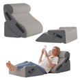 thumbnail image 1 of Juego de almohadas ortopédicas en forma de cuña Ahpmeoa para después de la cirugía, gris, 1 of 8