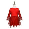 thumbnail image 4 of Aocisk Halloween Outfits for Girls Outfit Red Party Dress Unisex Stage Performance Wear Childrens Role Play Red 14-15 Years, 4 of 8
