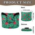 thumbnail image 2 of Haosy Red Roses and Green Leaves Golf Mallet Putter Cover Strong Magnetic Leather Golf Club Headcover Closure, 2 of 7