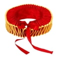 thumbnail image 1 of Volante de cuello de payaso isabelino desmontable para accesorios de fotografía, festivales y festividades. Oro rojo, 1 of 8