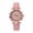 PK, variant on Ladies Casual Fashion Quartz Watch Sky Twinkling Dial Leather Strap Watch Purple