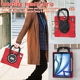 thumbnail image 4 of Case for iPad Air 13 (2026 M4/2025 M3/2024 M2)/iPad Pro 12.9 inch (2022/2021/2020/2018), 360 Degree Rotating Hand Grip Shockproof Cover with Shoulder Strap, Red, 4 of 7