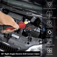 thumbnail image 4 of Right Angle Attachment Multifunctional 90° Right Angle Drill Adapter with 10 Bits and 1 Extension Rod Magnetic 90° Drill Bit Corner Adapter High Torque for Drilling Holes, 4 of 11
