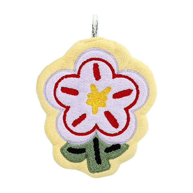 SDNall Hand Towel with High Beauty Flowers Patterns Lint Suitable for Hanging in Household Kitchens