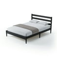 thumbnail image 1 of Camaflexi Mid-Century Full Size Platform Bed - Black Finish, 1 of 7