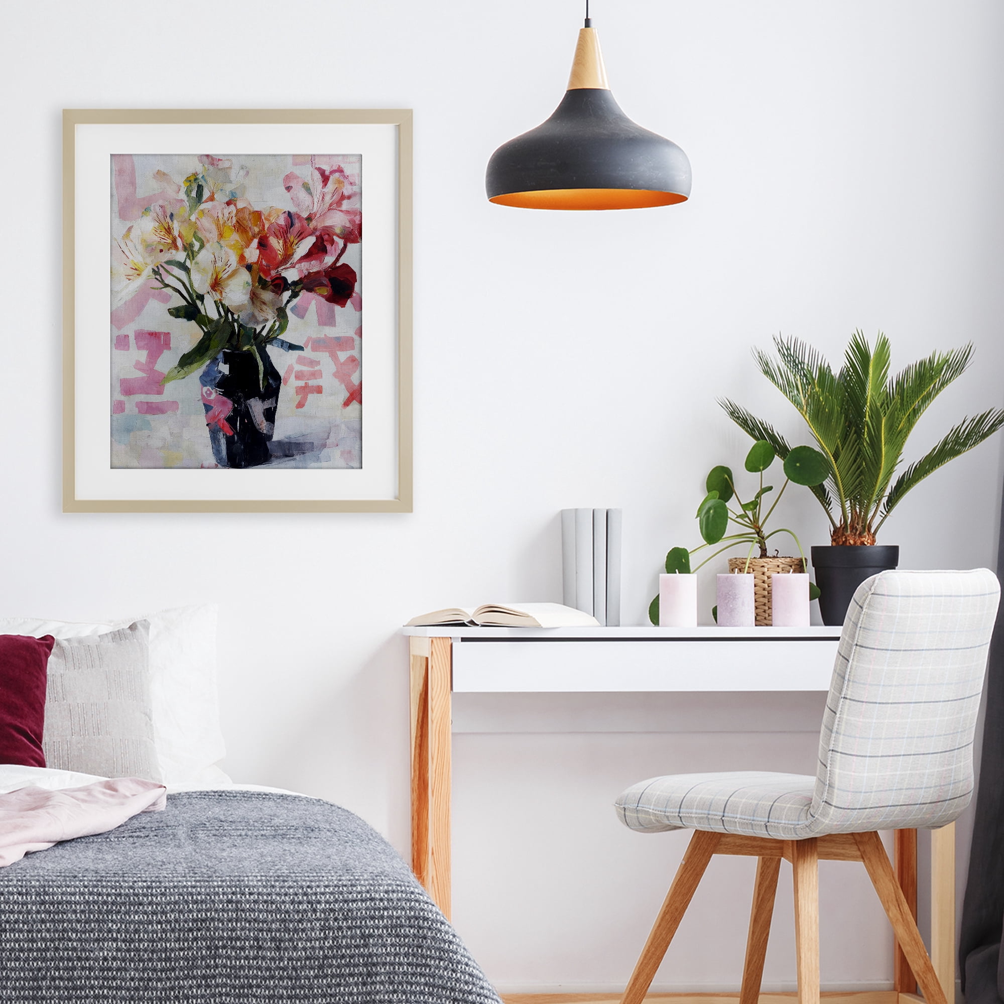 Stupell Industries Zen Blooms Bouquet Birch Framed Print Under Glass, design by Svetlana Aleynikova