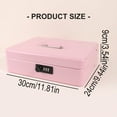 thumbnail image 5 of Multipurpose Steel Safety Deposit Box 6 Digit Electronic Lock Design Cash Container for Office Home Use, 5 of 8