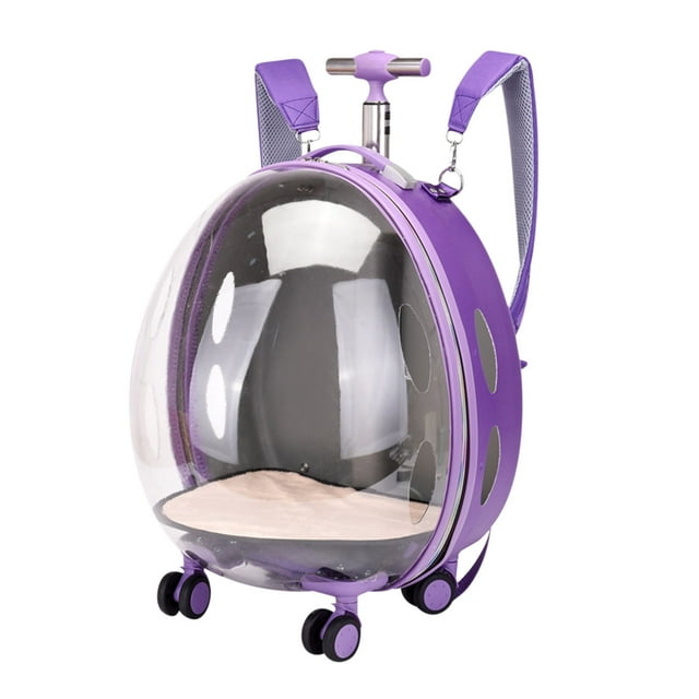 New Pet Luggage Transparent Bag Trolley Box Large Capacity Pet Cart For Outgoing