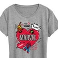 thumbnail image 3 of Marvel The Avengers - Valentines Doodle - Women's Short Sleeve Graphic T-Shirt, 3 of 5