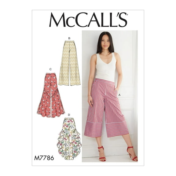 McCall's Sewing Pattern Misses' Pants-14-16-18-20-22