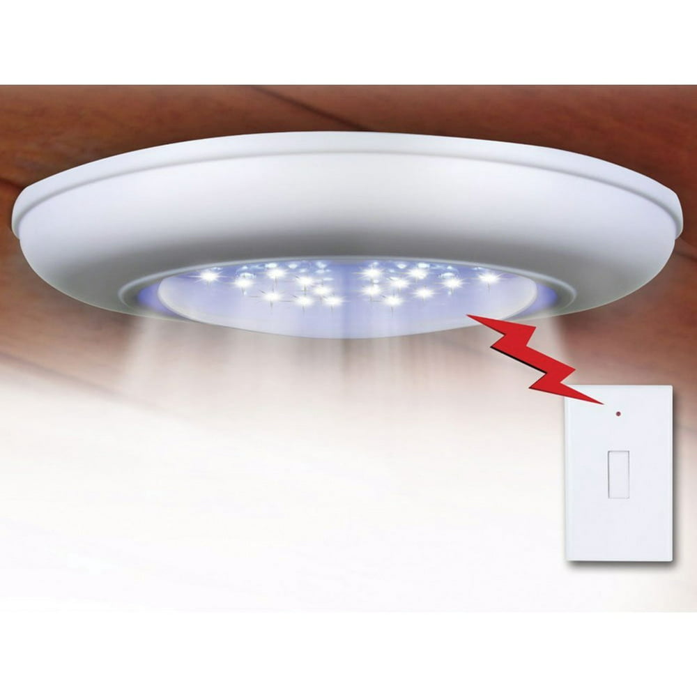 Cordless Electric Ceiling-Wall Light with Remote - Walmart.com