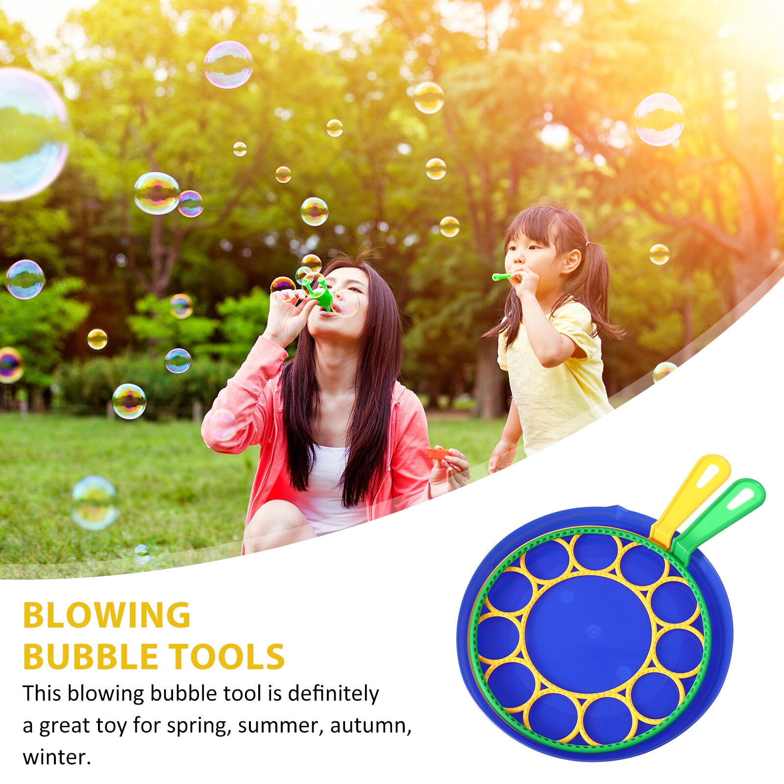  Duckura Bubble Leaf Blower for Toddlers, Kids Bubble Blower  Machine with 3 Bubble Solution, Summer Outdoor Toys, Halloween Party Favors  Birthday Gifts Toys for Boys Girls Age 2 3 4 5+