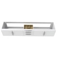 thumbnail image 2 of Alpine 84" Wood Floating Vanity Base with Chrome Handles in White, 2 of 5