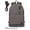Gray, variant on LAVA Canvas Laptop Backpack 15.6", Water Resistant USB Travel School Bag Men Women