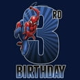 thumbnail image 2 of Boy's Marvel Spider-Man Swinging 3rd Birthday  Graphic T-Shirt, 2 of 4