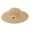 Beige, variant on Solid Straw Wide-Brim hat with Daisy Decor, UV-Protective, Lightweight for Trips.