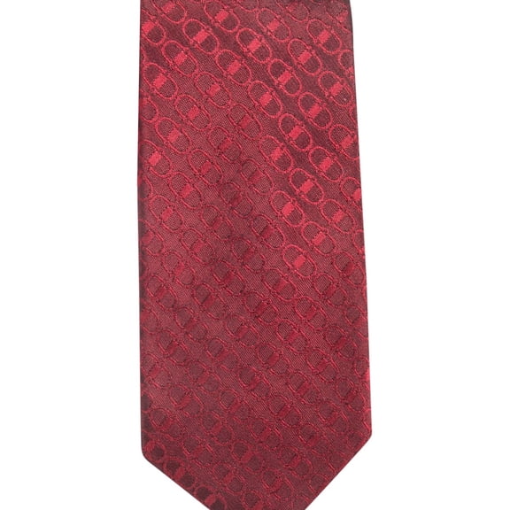 Alfani Mens Buckle Self-tied Necktie, Red, One Size