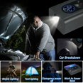 thumbnail image 5 of Compresor de aire portátil para inflar neumáticos, bomba de aire eléctrica de 150 PSI con manómetro y luz LED, batería externa recargable por USB de 4000 mAh, apagado automático para, 5 of 5