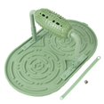 thumbnail image 2 of Pet Feeding Puzzle Toy, Food Dispenser Roller Interactive Silicone Pet Slow Feeder Mat Toy Bite   for Dog Green, 2 of 8