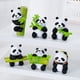 thumbnail image 4 of Muñecas de Plantas de Madera Brasileñas, Lindas Muñecas de Panda, Mini Adornos Decorativos de Escritorio para Coche, Decoración del Hogar, 4 of 5