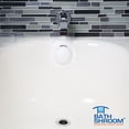 thumbnail image 6 of Tubshroom 4001463 Bathshroom 6.25 in. White Plastic Round Bath Overflow Cover, 6 of 9