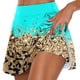 thumbnail image 1 of Gibobby faldas deportivas para mujer Falda estampada de entrenamiento informal diario para mujer Tenis Yoga Deporte Falda Pantalones cortos Falda(Azul， L), 1 of 5