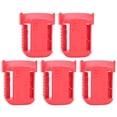 thumbnail image 2 of Battery Fixing Bracket, Sturdy Battery Storage Rack Slot Fixing Prevent Fall Out Securely Locked  For 18-60V Batteries Red, 2 of 8