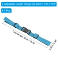thumbnail image 2 of Uxcell Backpack Belt Strap, Polyester Adjustable Replacement Waist Strap with Quick Release Buckle, Sky Blue, 2 of 6