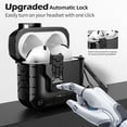 thumbnail image 3 of Getino Compatible with Apple AirPods 4 & AirPods Pro 3 Case Cover with Phone Stand, Magnetic Lock & Cleaning Kit, 3 of 9