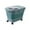 Dark Green, variant on Pet Dog Cat Food Storage Container Dispenser Organizer with Wheels Rice Case Khaki