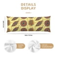 thumbnail image 3 of Fotbe Bohemia Funda para Almohada Corporal con Diseño, Funda de Microfibra Ultrasuave de 20x54 Pulgadas, Ropa de Cama Elegante, 3 of 7