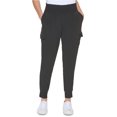 thumbnail image 1 of Calvin Klein Pantalon Cargo Décontracté Mat pour Femmes, Noir, Grand, 1 of 1