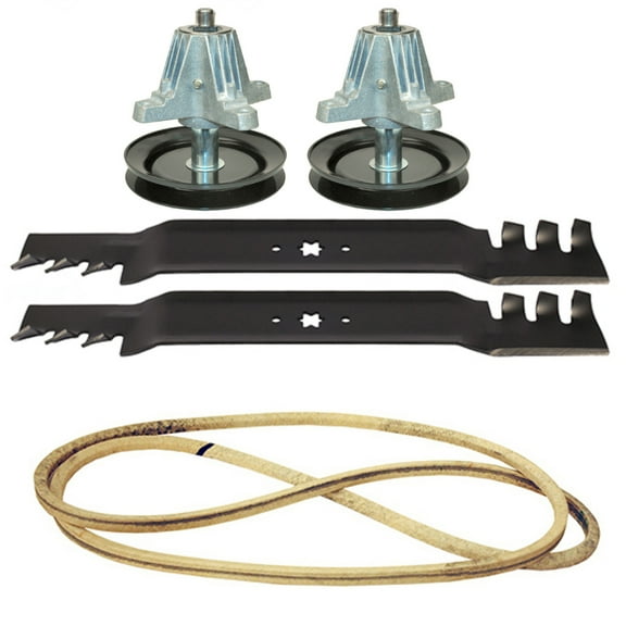 Spindle Assembly, Blade & Belt Kit Fits Massey Ferguson Replaces 742-0616