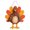 D, variant on Wooden Turkey Door Hanger Thanksgiving Decor Farmhouse Fall Front Door Sign Rustic Wall Hanging Decoration for Home Entryway Porch Festival
