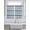 Grey blue, grey, variant on Green Grey Striped Bathroom Window Curtain, Farmhouse Stripes Modern Abstract Art Light Filtering Coffee Kitchen Curtains, Bedroom Living Room Curtains 2 Panel 84"x54"