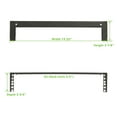 thumbnail image 2 of NavePoint 2U 19 Inch Vertical Wall Mount Rack Wall Mountable Server Rack w/ Hardware Black, 2 of 4